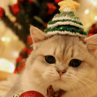 HKM-8020925 Festive Christmas Tree Hat - One Size Fits All, Perfect for Pets and Holiday Cheer