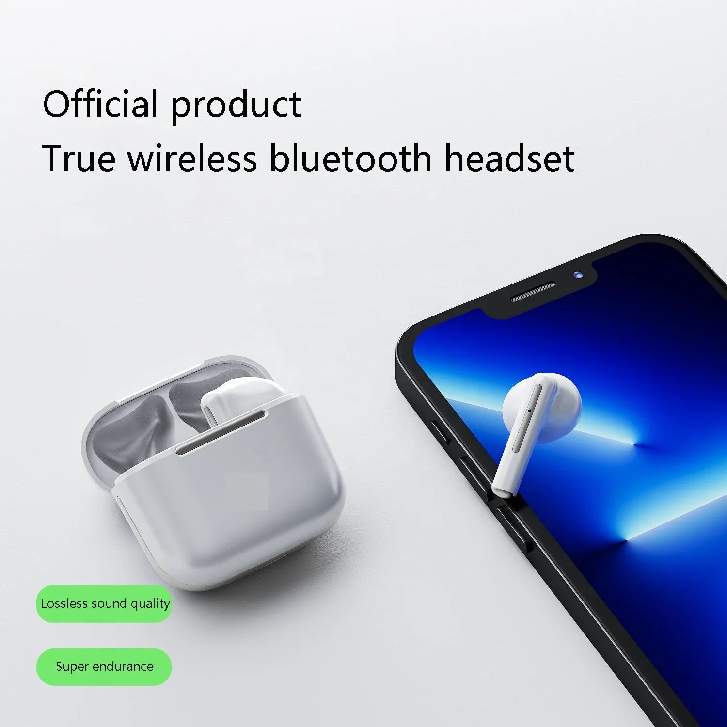 HKM-802195 Wireless Bluetooth Earbuds H6 TWS with Comfortable Fit and High-Quality Sound