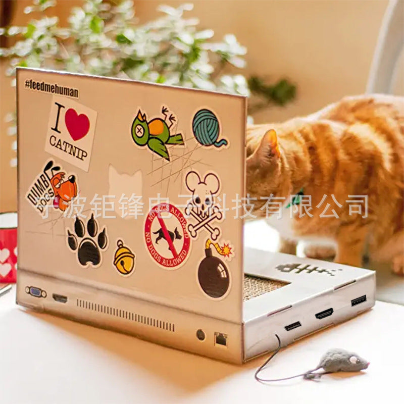 HKM-8023613 Cat Scratch Board Notebook Made of Wear-Resistant Corrugated Paper - Size 31*22*5cm