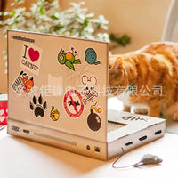 HKM-8023613 Cat Scratch Board Notebook Made of Wear-Resistant Corrugated Paper - Size 31*22*5cm