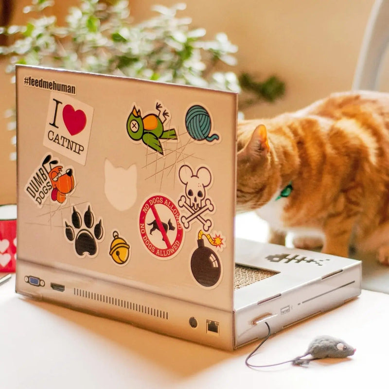 HKM-8023613 Cat Scratch Board Notebook Made of Wear-Resistant Corrugated Paper - Size 31*22*5cm