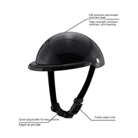 HKM-8024253 Pet Helmet with Glasses for Dogs and Cats - Casual Monochrome Style, Available in S, M, L