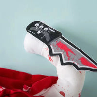 HKM-8025789 Bloody Doll Style Pet Costume for Dogs and Cats - Hip Hop Halloween Outfit