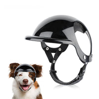 HKM-802579 Dog and Cat Motorcycle Safety Helmet in Black and Pink - Various Sizes Available