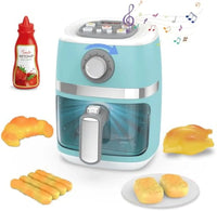 HKM-802707 Kids Kitchen Playset with Air Fryer - Pretend Chef Toy for Girls Age 2 and Up