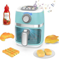 HKM-802707 Kids Kitchen Playset with Air Fryer - Pretend Chef Toy for Girls Age 2 and Up
