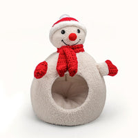 HKM-8027453 Three-Dimensional Cartoon Pet Nest in Snowman, Bear, Rabbit, and Kitten Designs - Available in Small, Medium, and Large Sizes