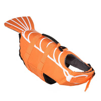 HKM-8027581 Adjustable Mermaid Shark Dog Swimming Life Vest - Life Jacket for Small to Large Pets