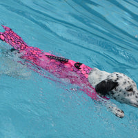 HKM-8027581 Adjustable Mermaid Shark Dog Swimming Life Vest - Life Jacket for Small to Large Pets
