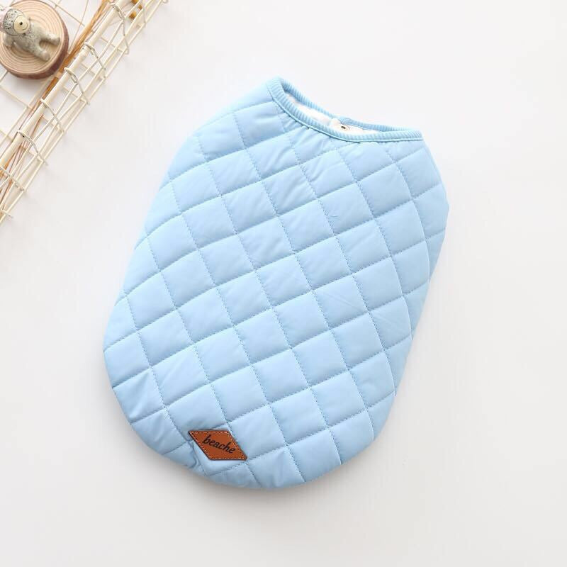 HKM-8028989 Cozy Cotton Dog Vest for Winter - Soft, Warm & Double-Sided in Multiple Colors