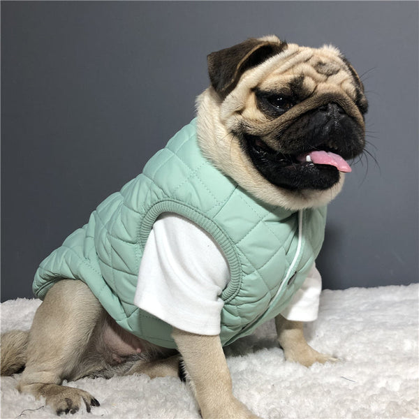 HKM-8028989 Cozy Cotton Dog Vest for Winter - Soft, Warm & Double-Sided in Multiple Colors