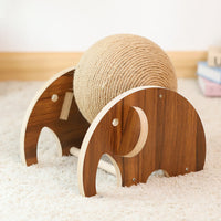 HKM-8032445 Durable Solid Wood Cat Climbing Frame and Scratching Board for Cats
