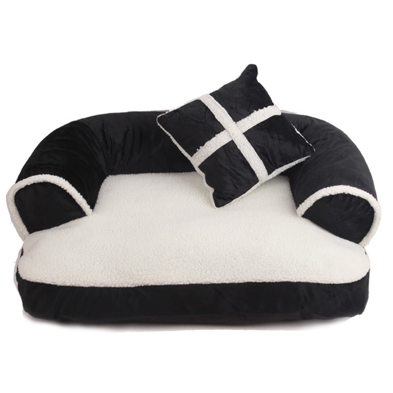 HKM-8033213 Cozy Winter Dog Bed Pad - Warm Spot for Pets to Rest