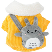 HKM-8033341 Cute Corduroy Pet Clothes in Multiple Sizes for Small to Medium Dogs