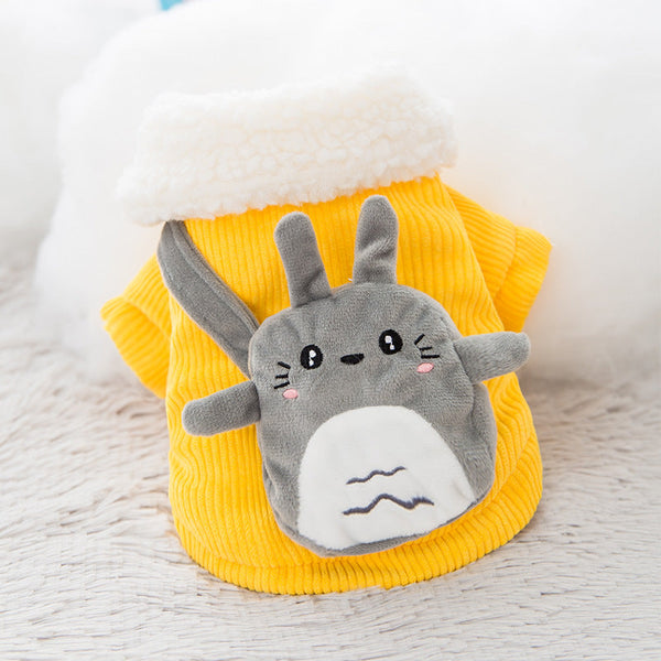 HKM-8033341 Cute Corduroy Pet Clothes in Multiple Sizes for Small to Medium Dogs