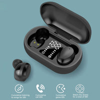 HKM-803347 HD Stereo Wireless Earbuds with Fingerprint Touch and Noise Cancellation for Gaming, Running, and Office Use