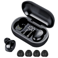 HKM-803347 HD Stereo Wireless Earbuds with Fingerprint Touch and Noise Cancellation for Gaming, Running, and Office Use