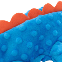HKM-8033981 Plush Teething Toy for Large Dogs - Bite Resistant Vocal Crocodile & Triceratops, 37*17cm