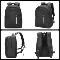 HKM-803411 Spacious 17-Inch Polyester Laptop Backpack for Men and Students