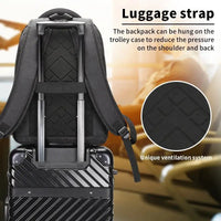 HKM-803411 Spacious 17-Inch Polyester Laptop Backpack for Men and Students