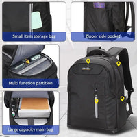 HKM-803411 Spacious 17-Inch Polyester Laptop Backpack for Men and Students