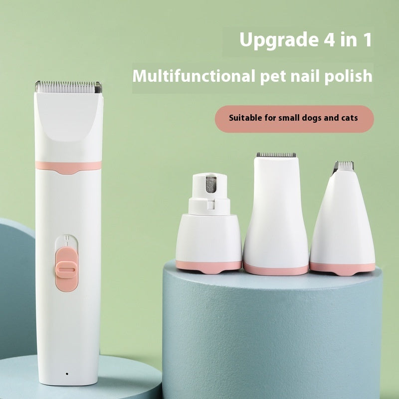 HKM-8034749 Electric Pet Shaver Clipper Set - 4-in-1, 3-in-1, and 2-in-1 Options for Grooming and Nail Care