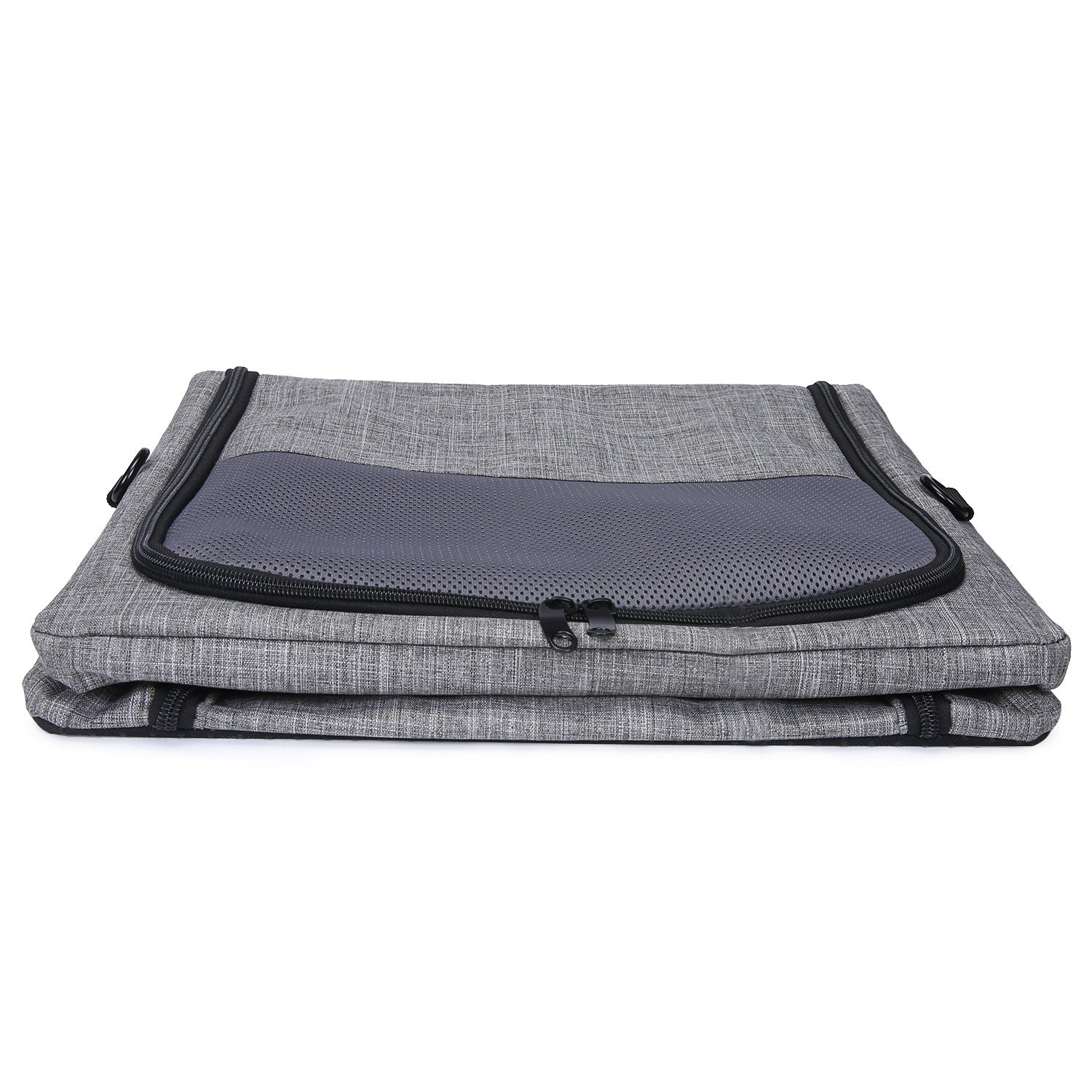 HKM-8035389 Breathable Foldable Portable One-Shoulder Pet Carry Bag in Gray