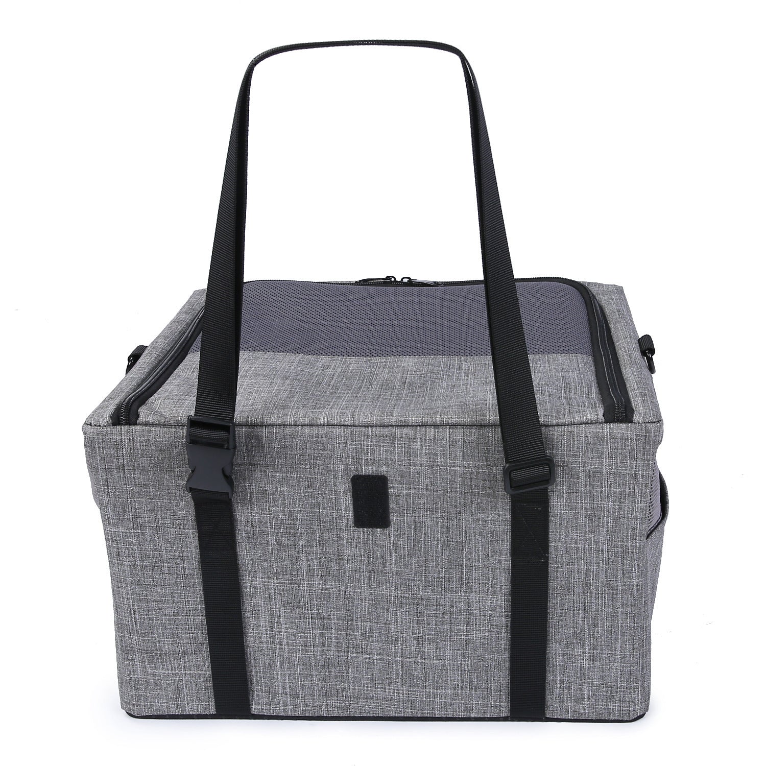 HKM-8035389 Breathable Foldable Portable One-Shoulder Pet Carry Bag in Gray