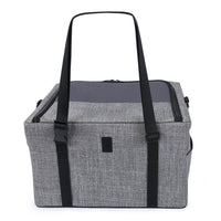 HKM-8035389 Breathable Foldable Portable One-Shoulder Pet Carry Bag in Gray