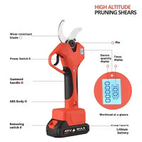 HKM-803539 Electric Lithium Battery Pruning Scissors for Garden Maintenance