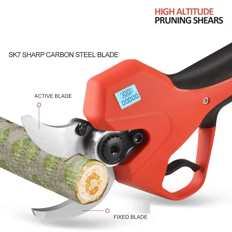 HKM-803539 Electric Lithium Battery Pruning Scissors for Garden Maintenance
