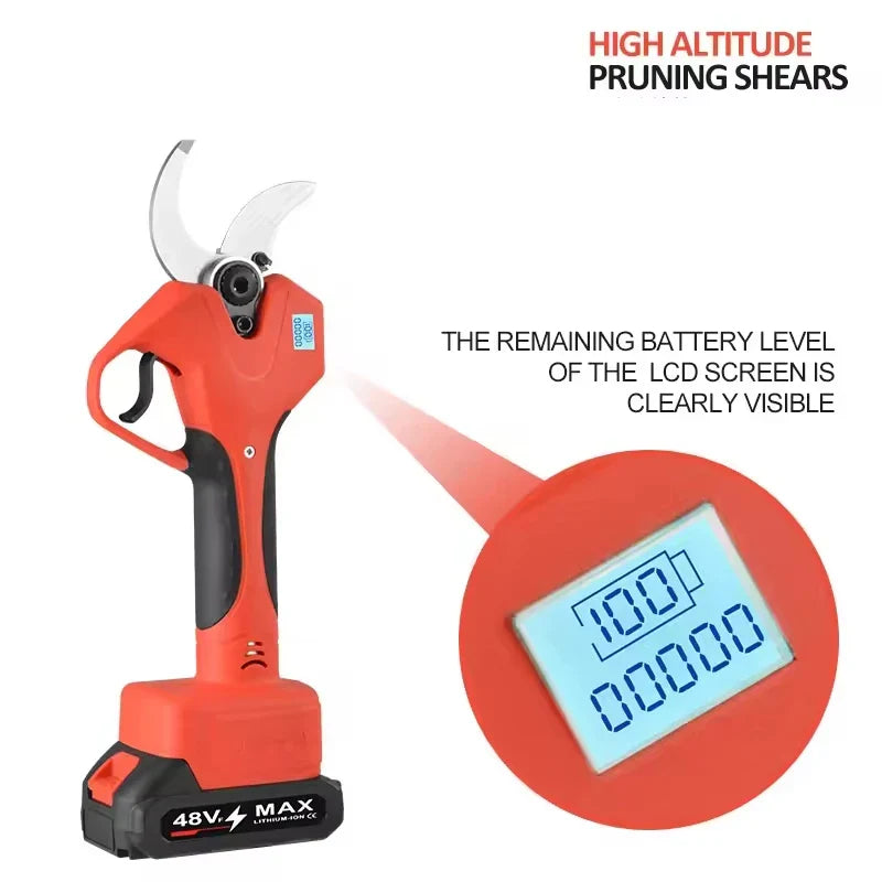 HKM-803539 Electric Lithium Battery Pruning Scissors for Garden Maintenance