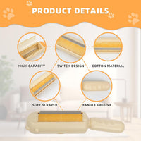 HKM-8036413 Pet Hair Remover with Self-Cleaning Base - Efficient Tool for Removing Dog and Cat Fur from Furniture, Carpets, and Car Seats