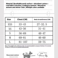 HKM-8038205 Reflective Chest Strap for Pet Cooling Clothing - Available in Multiple Colors