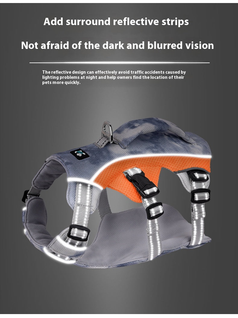 HKM-8038205 Reflective Chest Strap for Pet Cooling Clothing - Available in Multiple Colors