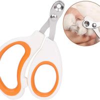 HKM-8042173 Professional Cat Nail Clippers with Safety Circular Cut Hole and Ergonomic Non-Slip Handle for Easy Trimming
