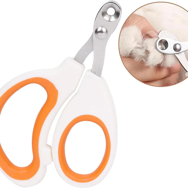 HKM-8042173 Professional Cat Nail Clippers with Safety Circular Cut Hole and Ergonomic Non-Slip Handle for Easy Trimming