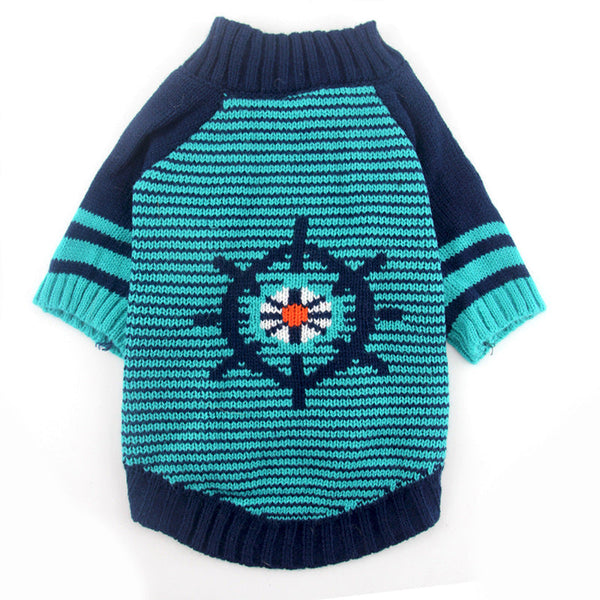 HKM-8042685 Cozy Knit Christmas Dog Sweater for Winter - Multiple Sizes Available