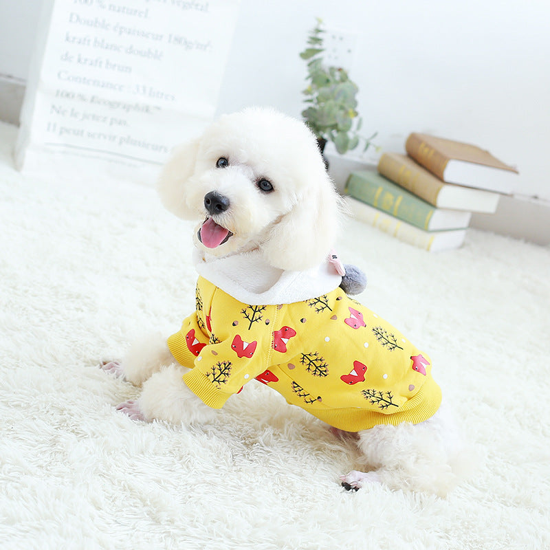 HKM-8043069 Plush Cotton Teddy Bear Costume for Pets - Universal Fit