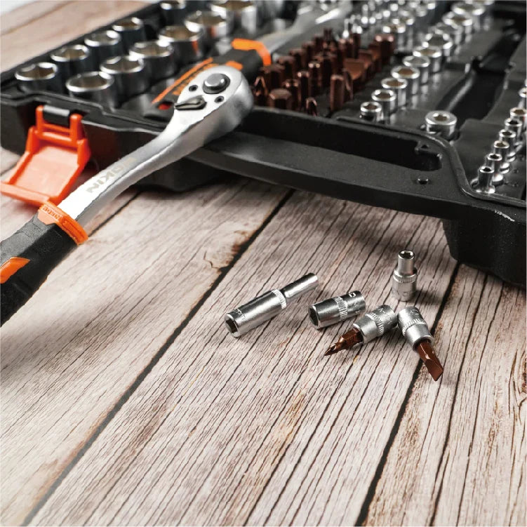 HKM-804371 Heavy Duty 197-Piece Mechanical Tool Socket Set