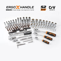 HKM-804371 Heavy Duty 197-Piece Mechanical Tool Socket Set