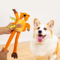 HKM-8044349 Interactive Plush Dog Toy for Tug-of-War, Chewing, and Noise-Making Fun