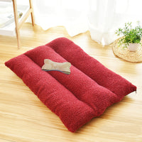 HKM-8044733 Cozy Large Dog Bed with Removable Cotton Pad - Warm Thick Design for Golden Retrievers and Large Breeds