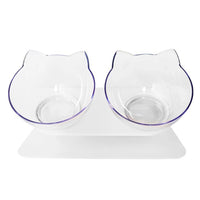 HKM-8044861 15¡ã Adjustable Cat Bowl ¨C Single & Double Options with Durable Plastic Design
