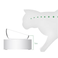 HKM-8044861 15¡ã Adjustable Cat Bowl ¨C Single & Double Options with Durable Plastic Design