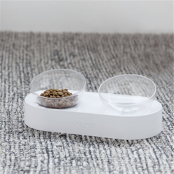 HKM-8044861 15¡ã Adjustable Cat Bowl ¨C Single & Double Options with Durable Plastic Design