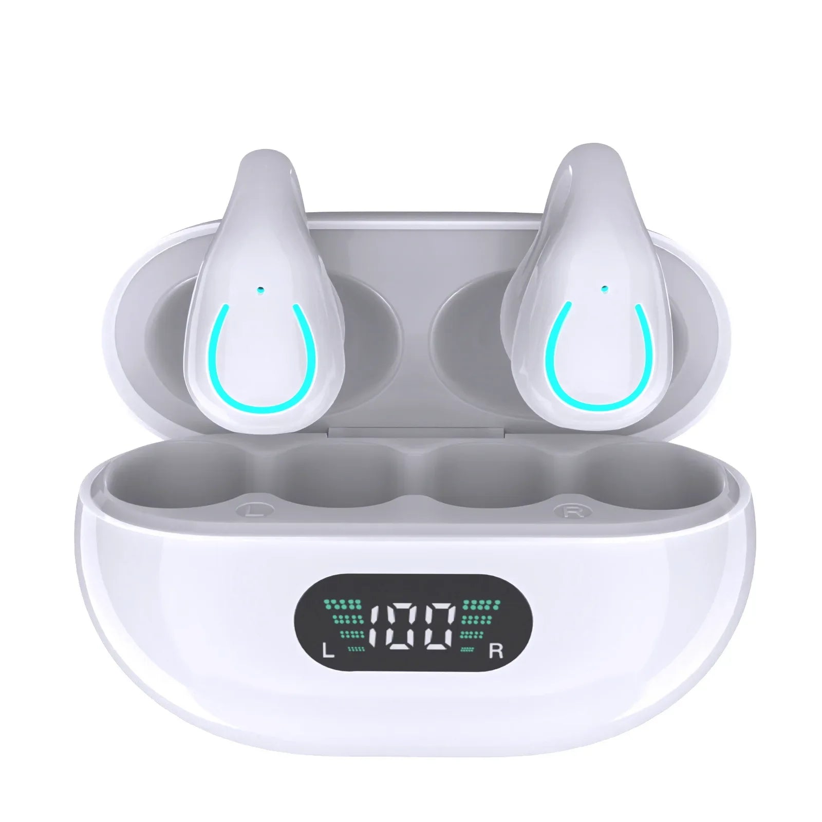 HKM-804499 Q71 TWS Earphones with LED Battery Indicator, Waterproof Design, and Noise Cancelling Features