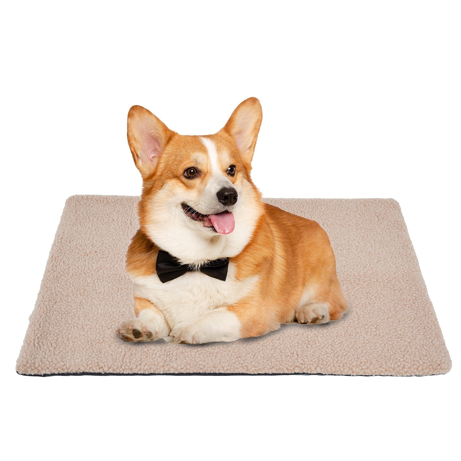 HKM-8046525 Self Heating Plush Pet Blanket for Indoor Cats - Cozy Winter Cushion Mat