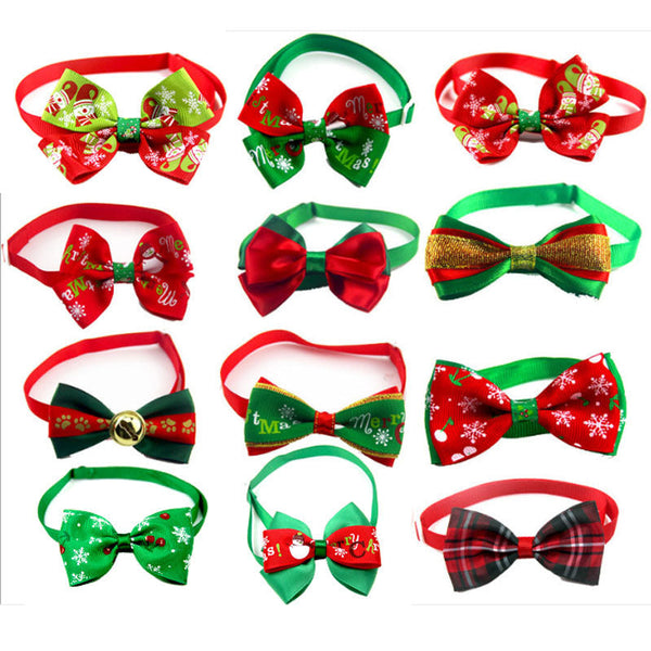 HKM-8046653 Handmade Pet Bow Tie Collar ¨C Adjustable Ribbon Pet Jewelry for All Pets (20-36cm)