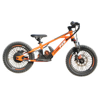 HKM-804755 Electric Balance Bike for Kids Ages 5-8, 16-Inch, 350W Motor, Hydraulic Suspension, 3-Speed, No-Pedal Design